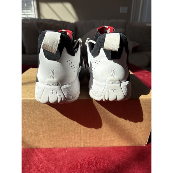 Jordan Delta 2 Chicago Bulls Black White Red Low Top Lace Up Athletic Sneakers main image 6